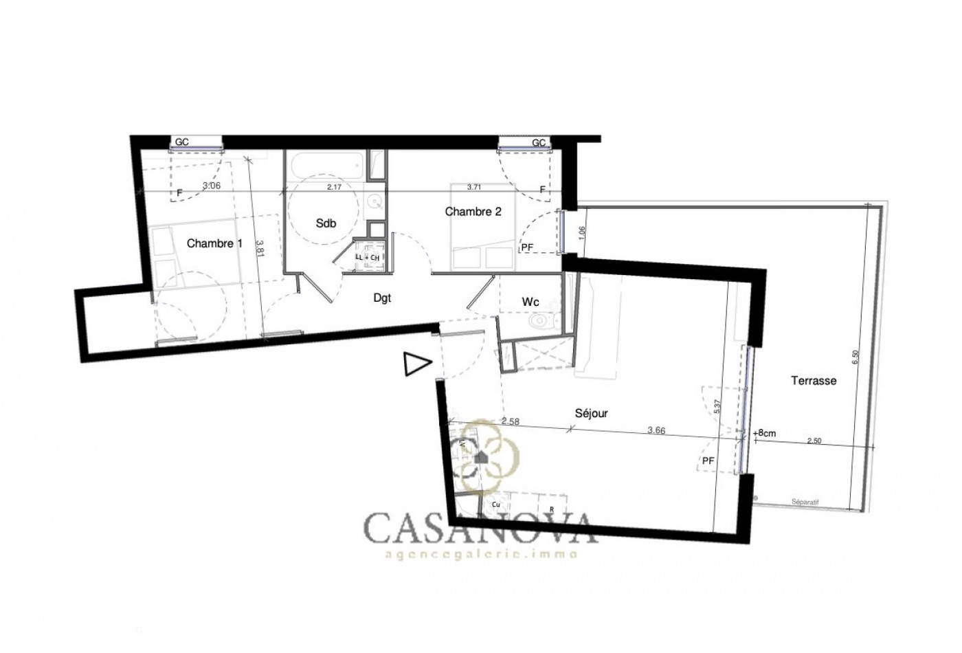 vente Appartement Castelnau Le Lez - Photo 2