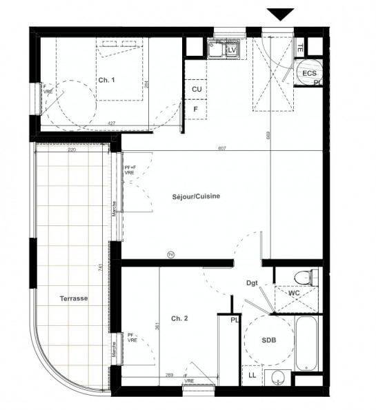 vente Appartement Clapiers - Photo 3