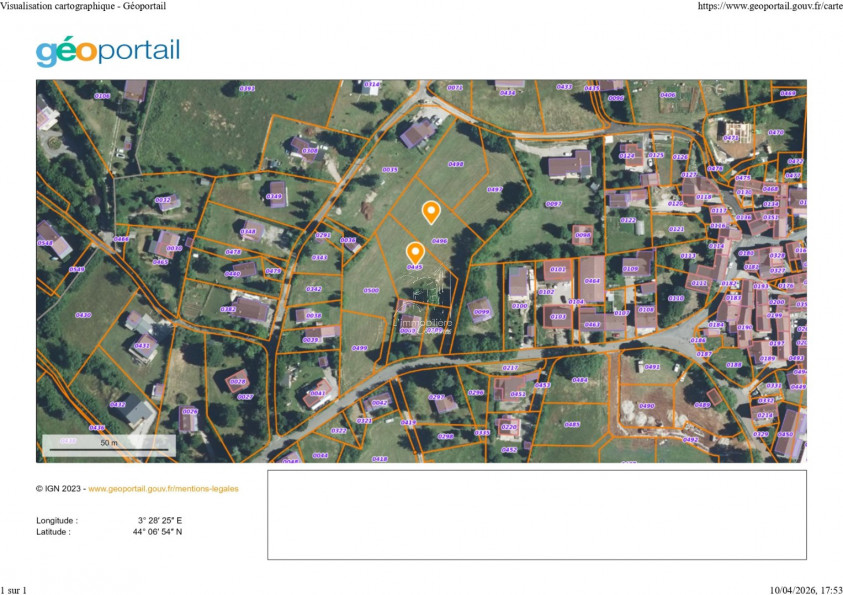 vente Terrain constructible Saint Sauveur Camprieu - Photo 2