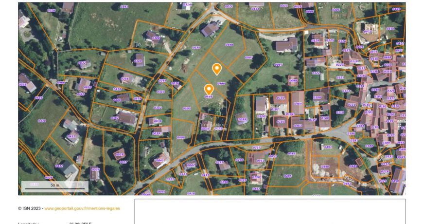 vente Terrain constructible Saint Sauveur Camprieu