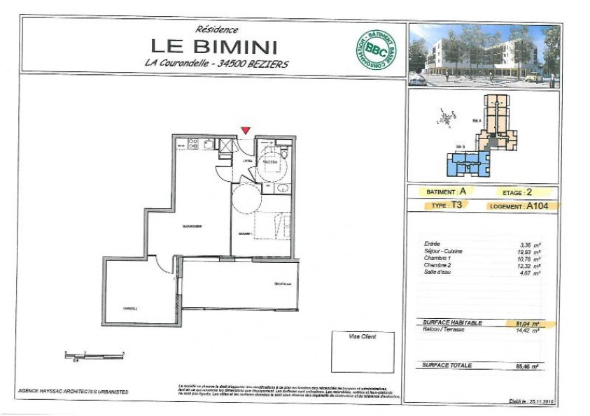 location Appartement Beziers - Photo 2