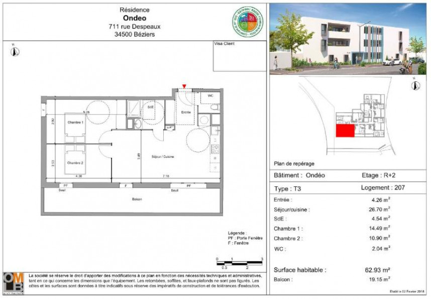 location Appartement Beziers - Photo 2