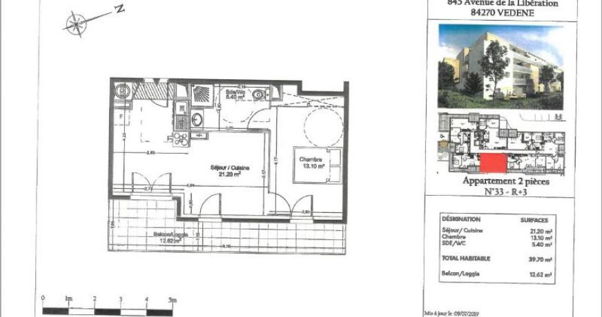 location Appartement Vedene