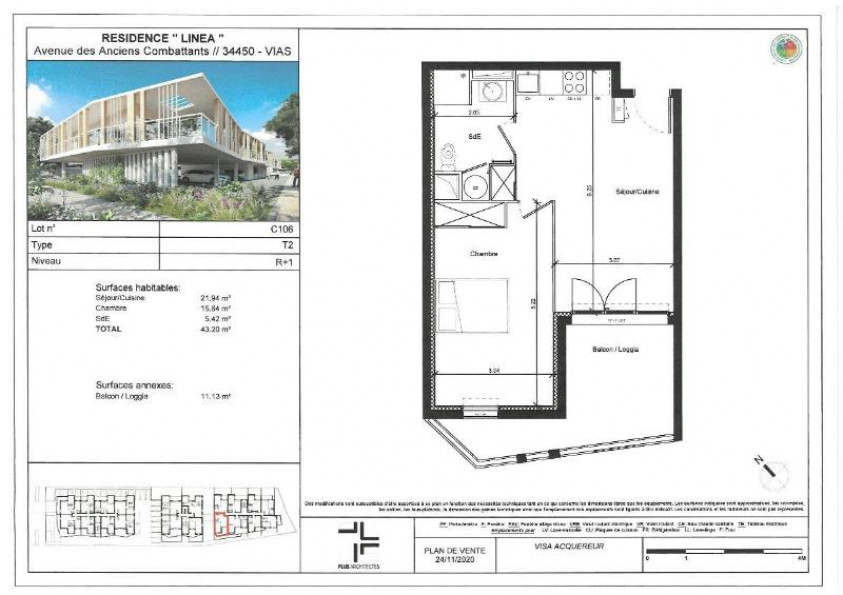 location Appartement Vias - Photo 2