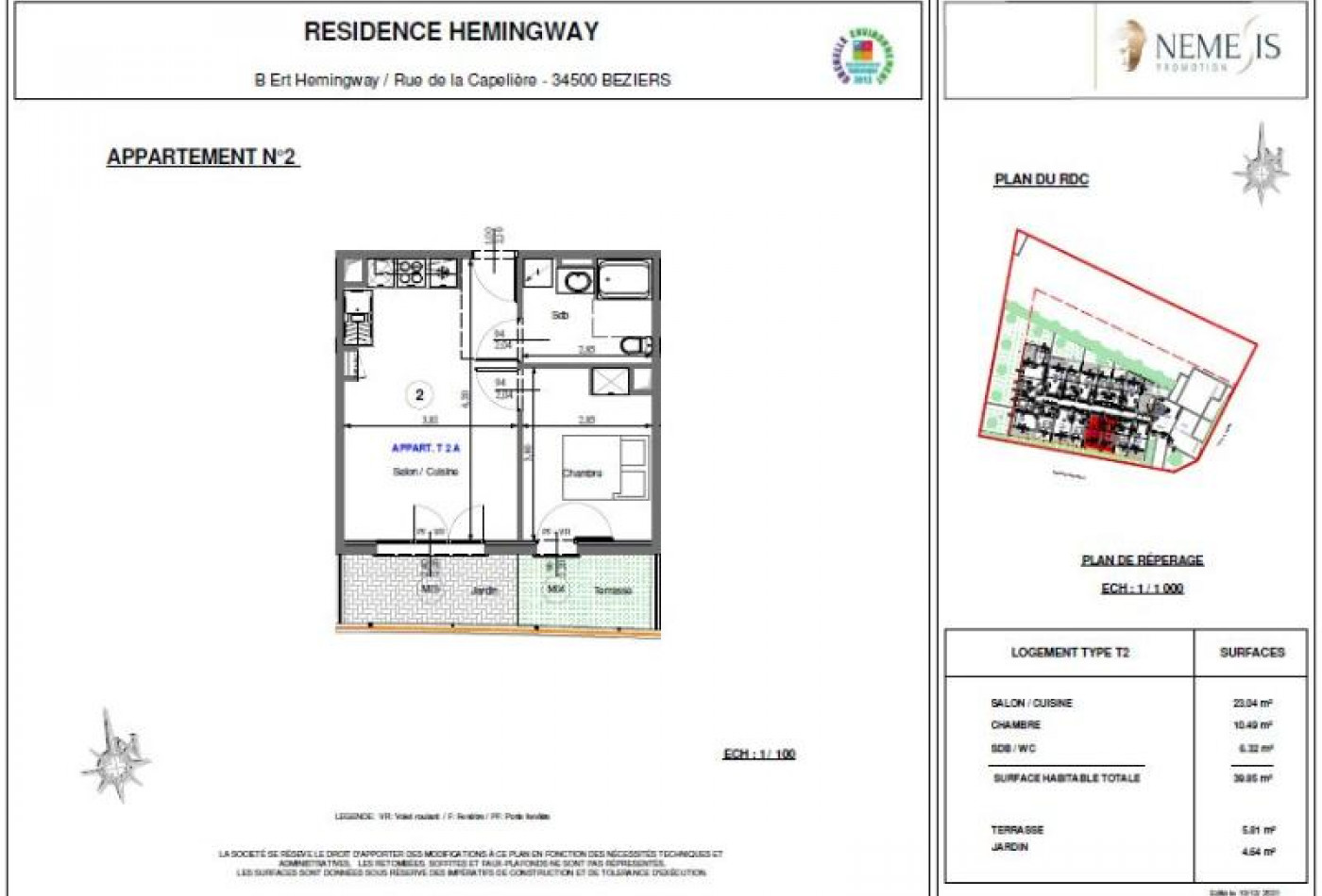 location Appartement Beziers - Photo 2
