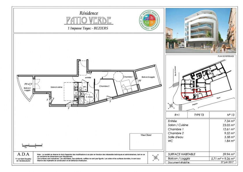 location Appartement Beziers - Photo 2