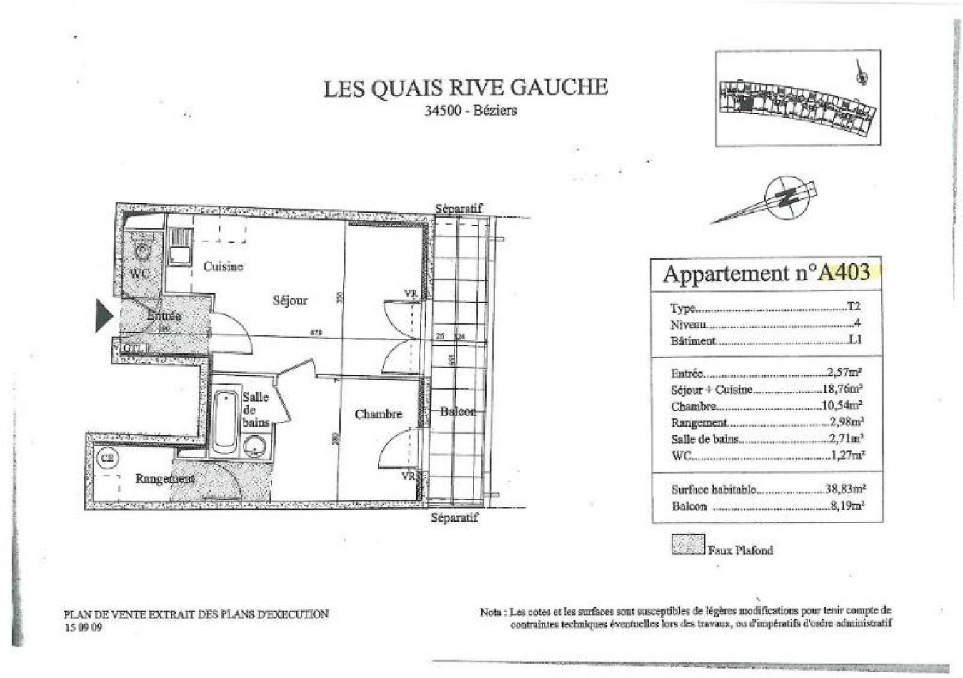à louer Appartement Beziers - Photo 2