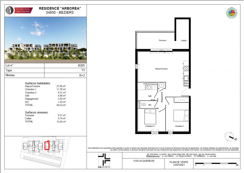 location Appartement Beziers - Photo 2