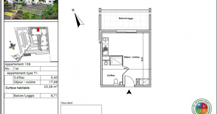 location Appartement Bompas