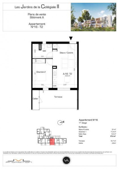 location Appartement Serignan - Photo 2