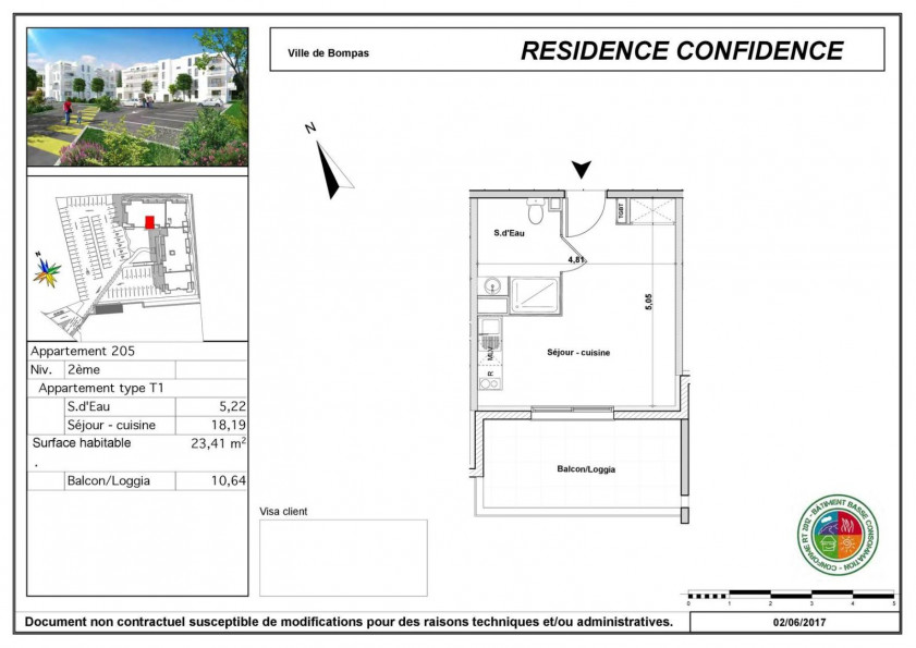 location Appartement Bompas - Photo 3