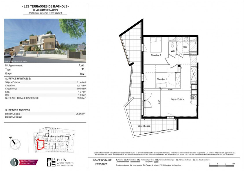 location Appartement Beziers - Photo 2