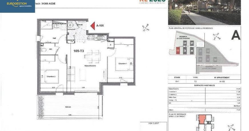 vente Appartement Agde