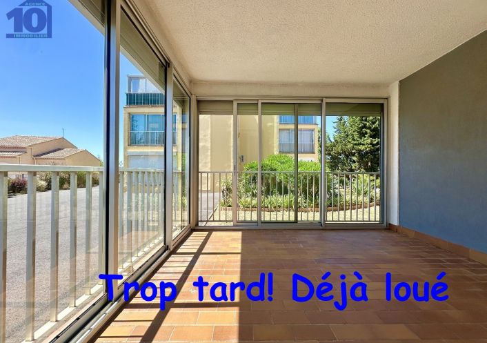 location Appartement en rez de jardin Valras Plage