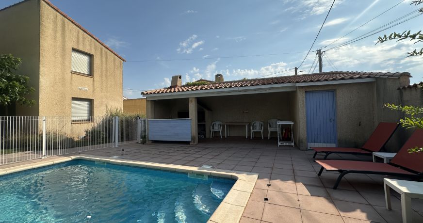 en location saisonnière Maison individuelle Valras Plage