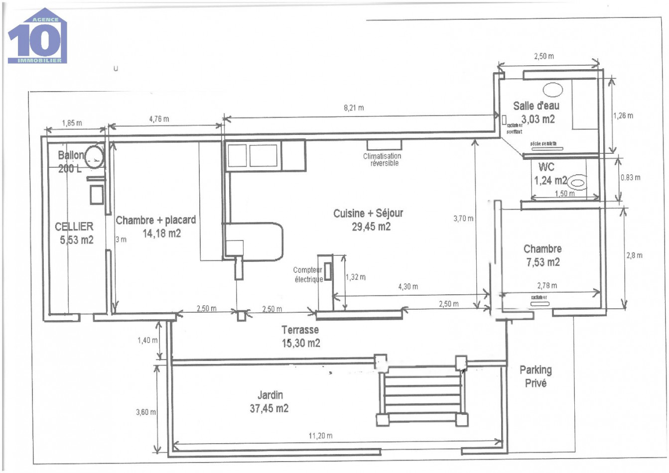vente Appartement en rez de jardin Valras Plage - Photo 9