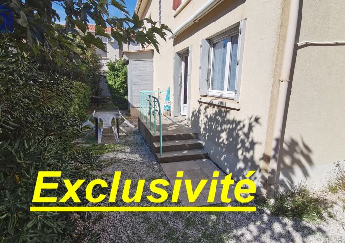 vente Appartement en rez de jardin Valras Plage