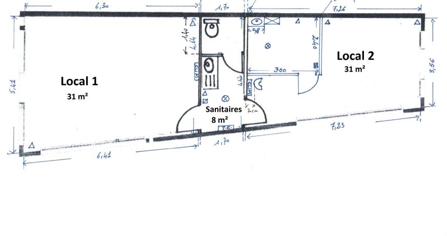 location Local commercial Castelnau Le Lez