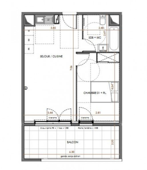 à vendre Appartement Montpellier - Photo 4