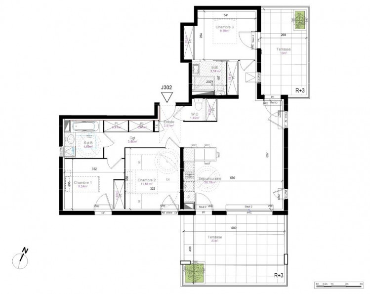 à vendre Appartement Le Cres - Photo 3