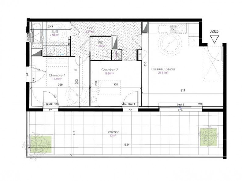à vendre Appartement Le Cres - Photo 3