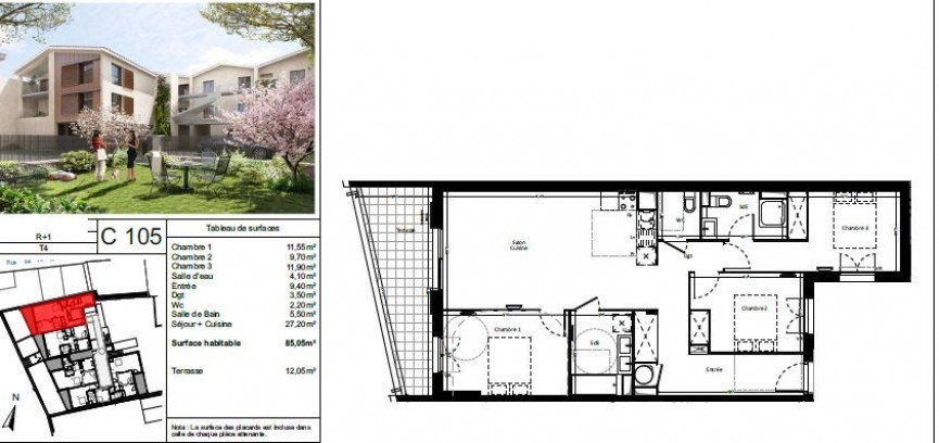 à vendre Appartement en frais réduits Valergues - Photo 6