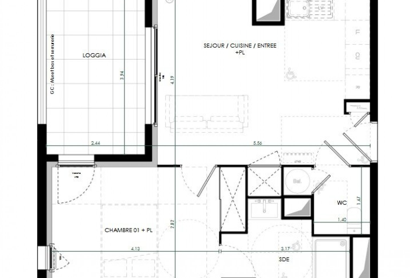 vente Appartement Saint Clement De Riviere - Photo 3