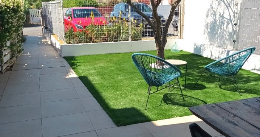 vente Appartement en rez de jardin Villeneuve Les Beziers
