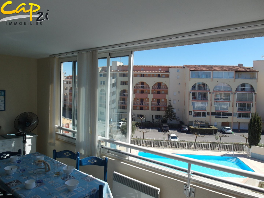en location saisonnière Appartement en résidence Cap D'agde - Photo 2