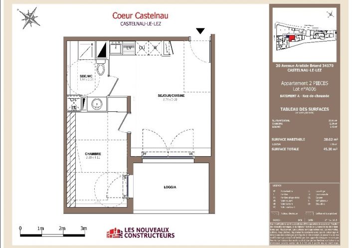 location Appartement Castelnau Le Lez