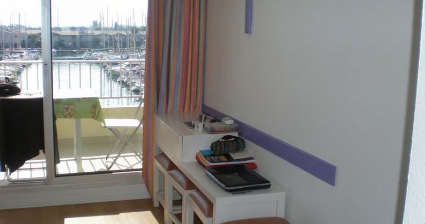 en location saisonnière Studio cabine Le Cap D'agde