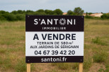 vente Terrain Serignan