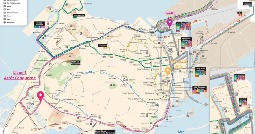 en location saisonnière Appartement Sète