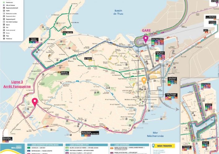 en location saisonnière Appartement Sète