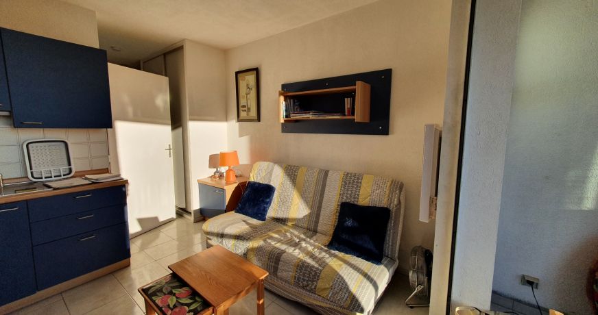 en location saisonnière Studio cabine Sète