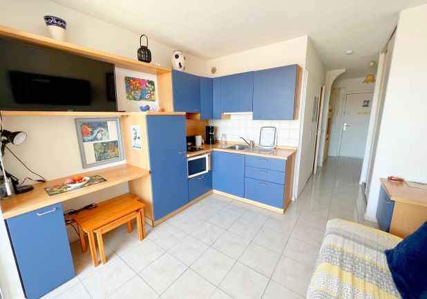 en location saisonnière Studio cabine Sète