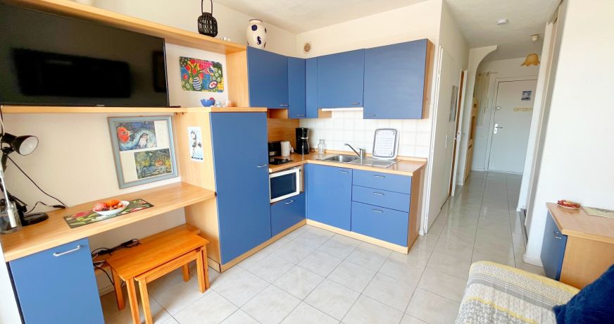 en location saisonnière Studio cabine Sète