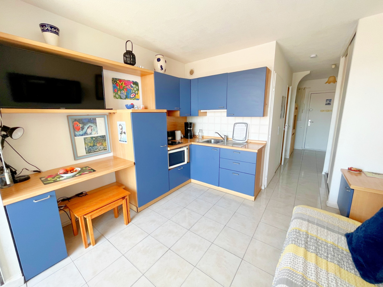 en location saisonnière Studio cabine Sète - Photo 2