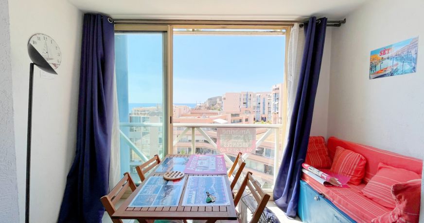 en location saisonnière Studio cabine Sète