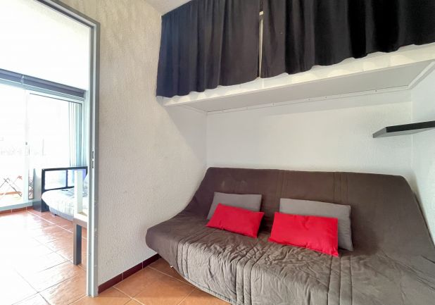 en location saisonnière Studio cabine Sète