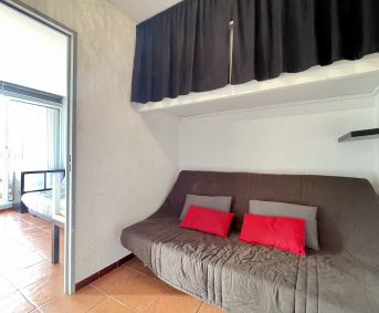 en location saisonnière Studio cabine Sète