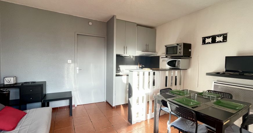 en location saisonnière Studio cabine Sète