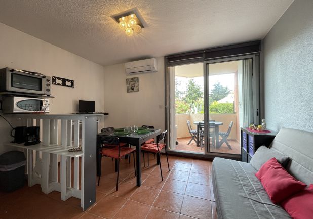 en location saisonnière Studio cabine Sète