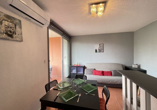 en location saisonnière Studio cabine Sète