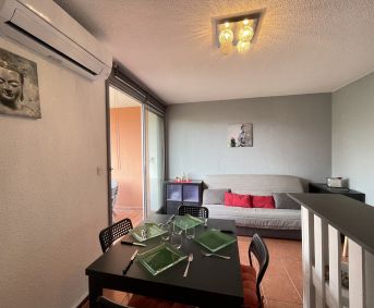 en location saisonnière Studio cabine Sète