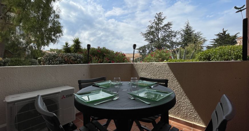 en location saisonnière Studio cabine Sète