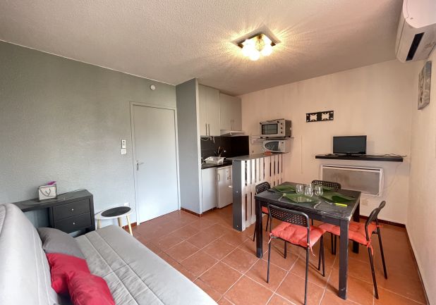 en location saisonnière Studio cabine Sète