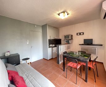 en location saisonnière Studio cabine Sète