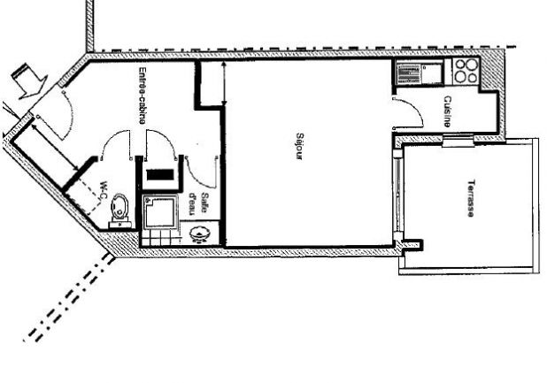 en location saisonnière Studio cabine Sète