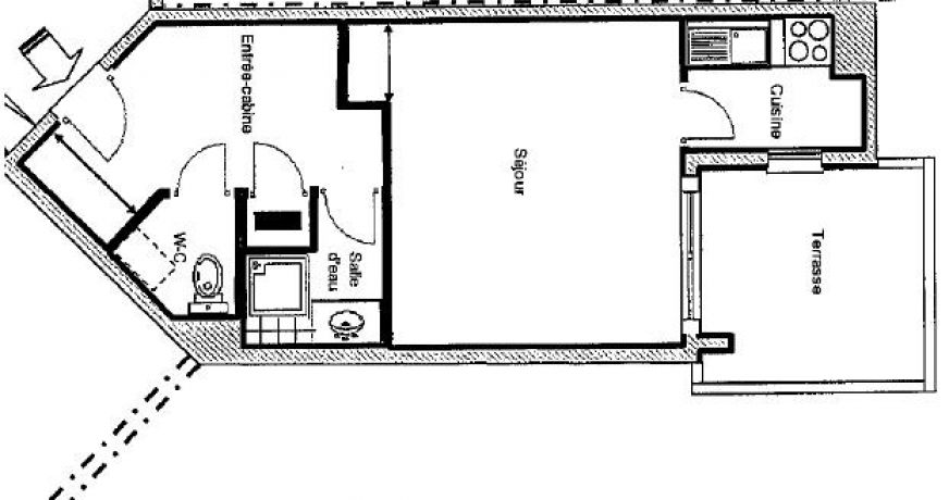 en location saisonnière Studio cabine Sète